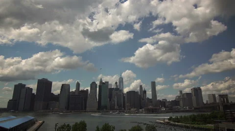 Manhattan skyline 4K Stock Footage 65839390