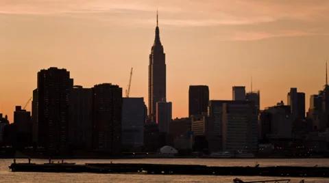 Manhattan Skyline Vídeo Stock 27560295