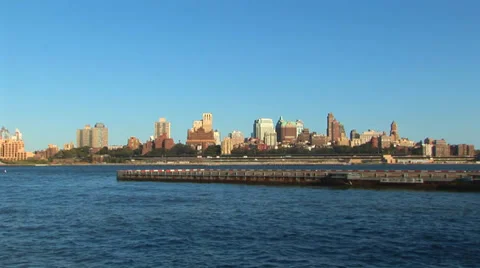 Manhattan Skyline Stock Footage 38764993
