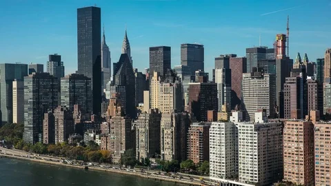 Manhattan Skyline Stock Footage 83527163