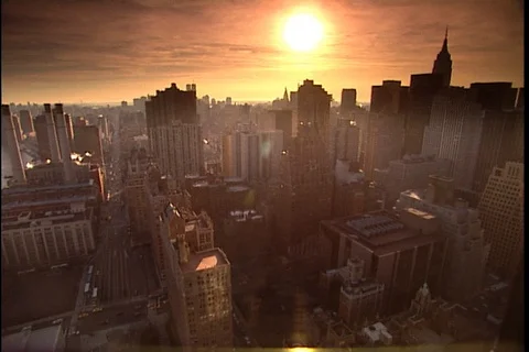 Manhattan skyline Stock Footage 86753012