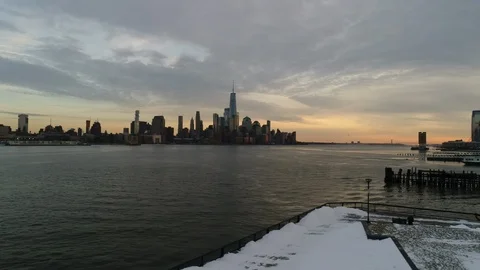 Manhattan Skyline 库存影片 103334706