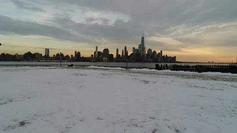 Manhattan Skyline 库存影片 103334771