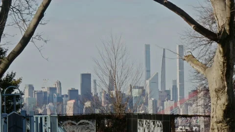 Manhattan Skyline Stock Footage 228835101