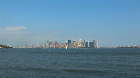 Manhattan Skyline Loop Stock Footage 38764451