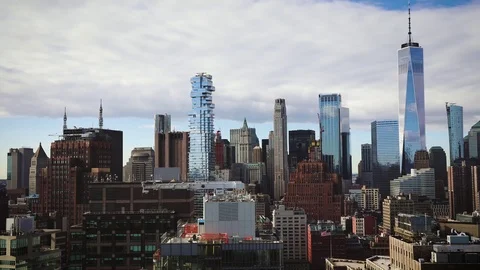 Manhattan Skyline NYC Stock Footage 106270746