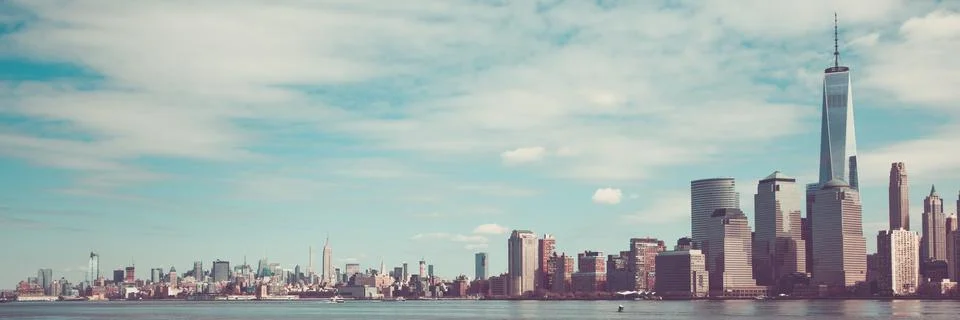 Manhattan Skyline Stock Photos