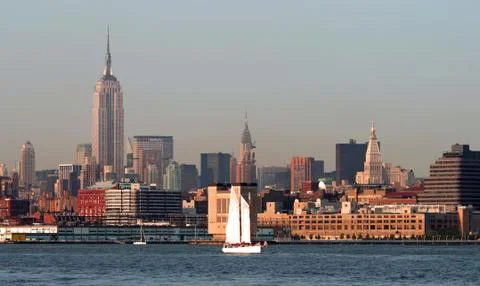 The Manhattan Skyline Fotos de archivo
