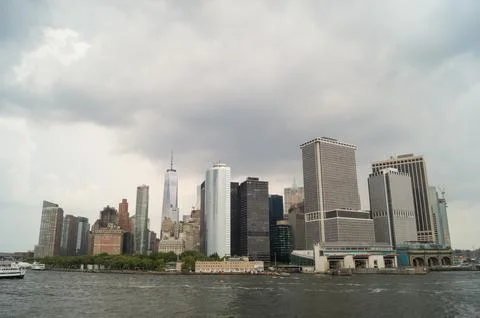 Manhattan Skyline Stock Photos