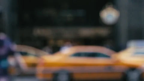 MANHATTAN STREET SCAPE-BLURRED Stock Footage 251675932