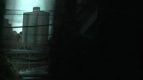 Manhattan subway view Stock-Footage 988634