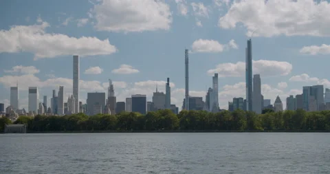 Manhattan time lapse from Central Park Stock Footage 133514037