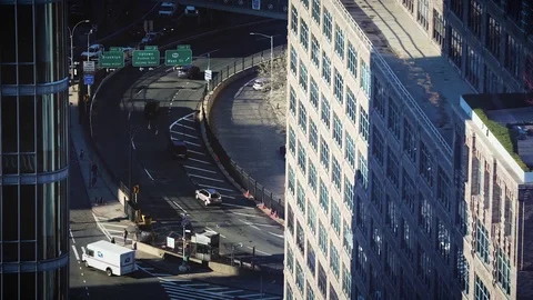 Manhattan Traffic Time lapse NYC Stock Footage 106270924