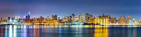 Manhattan Upper East Side skyline Stock Photos