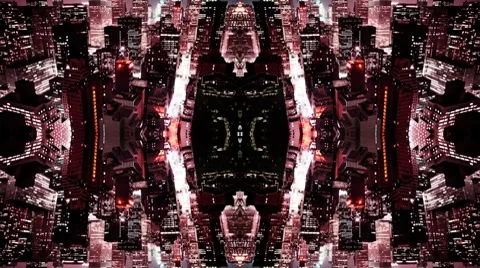 Manhattan view abstract Stock Footage 7132217