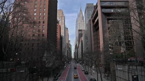 Manhattan Views from Tudor City Stock Footage 231065261