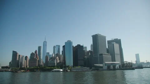 Manhattan from water Stock Footage 276515264