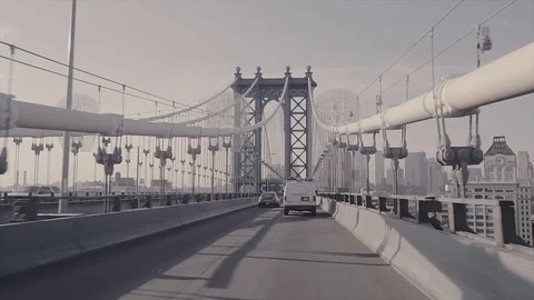 ManhattanBridge 1 Stock Footage 102358271