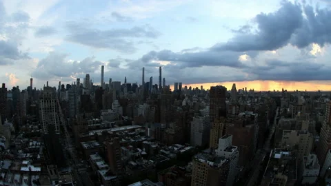 Manhattanhenge Timelapse Stock Footage 135083833