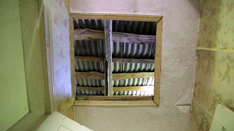 Manhole in the attic Stock Footage 102169254