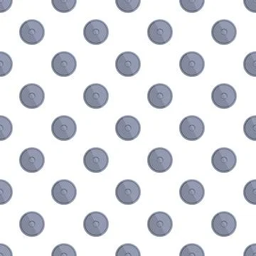 Manhole cover simple pattern repeating background design イラスト素材
