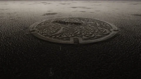 Manhole Stock Footage 102874689