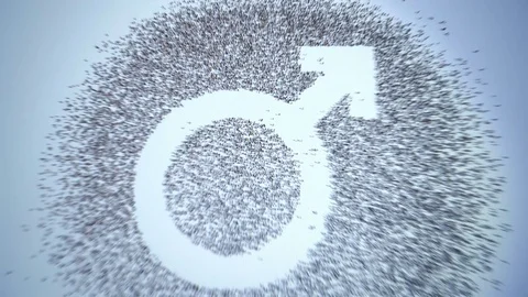 Manhood animation Stock Footage 73945755