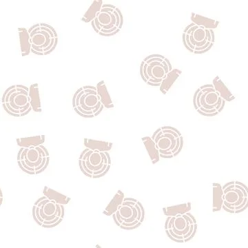 Mania psychological problems glyph seamless pattern 스톡 일러스트