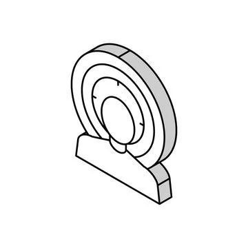 Mania psychological problems isometric icon vector illustration イラスト素材