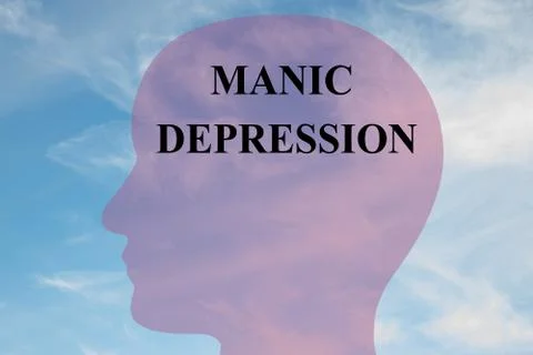 Manic Depression concept Illustrazione stock