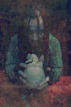 Manica with skull Stock Photos