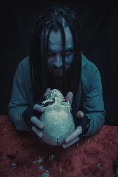 Manica with skull Stock Photos