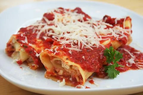 Manicotti Stock Photos