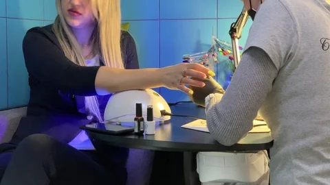 Manicure and Pedicure. Stock Footage 107651237