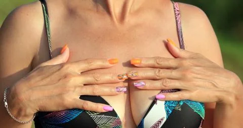 Manicure for the beach Stock Photos