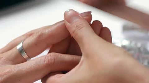 Manicure close up 動画素材 70896696