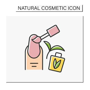 Manicure color icon Stock Illustration