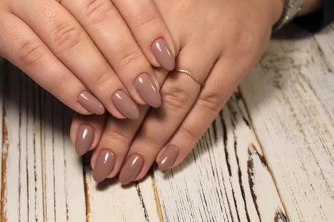 Manicure design nails Stock Photos