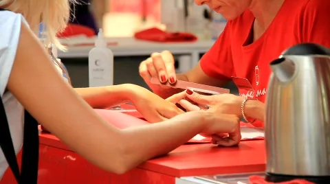 Manicure Stock Footage 828410