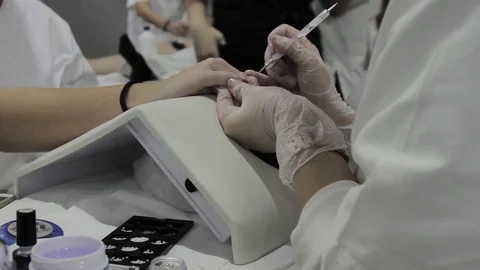 Manicure Stock Footage 77337638