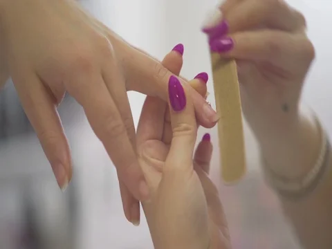 Manicure Stock Footage 80757979