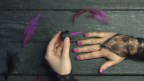 Manicure. Stockbeeldmateriaal 119623892