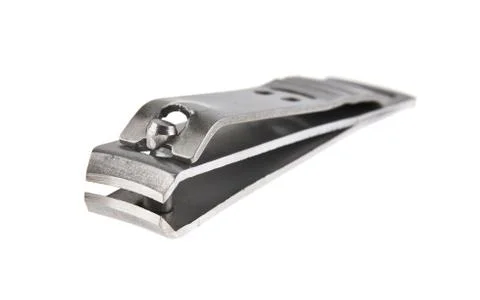 Manicure forceps isolated on white background closeup Stock Photos