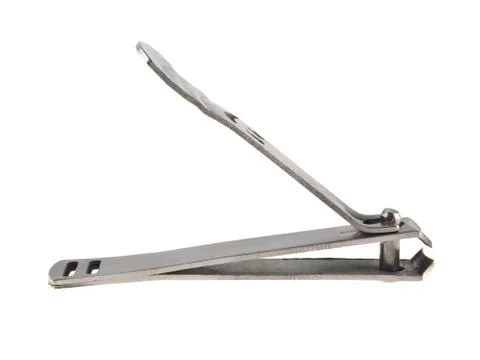 Manicure forceps isolated on white background closeup 写真素材