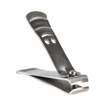 Manicure forceps isolated on white background closeup Foto stock