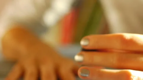 Manicure at home Stock Footage 61398564