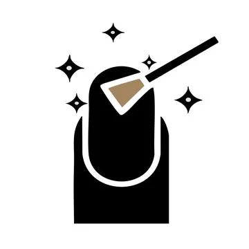 Manicure Icon Stock Illustration