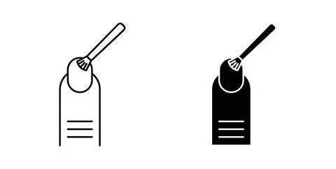 Manicure icon vector art Illustrations Stock Illustration