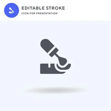 Manicure icon vector, filled flat sign, solid pictogram isolated on white, lo Stock Illustration