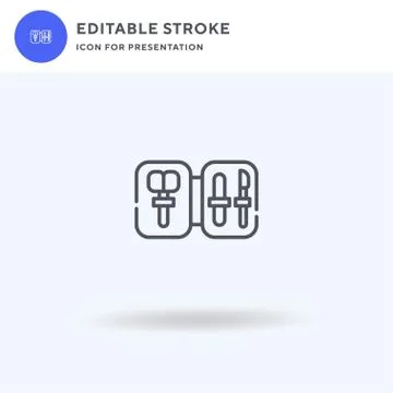 Manicure icon vector, filled flat sign, solid pictogram isolated on white, logo Stock Illustration